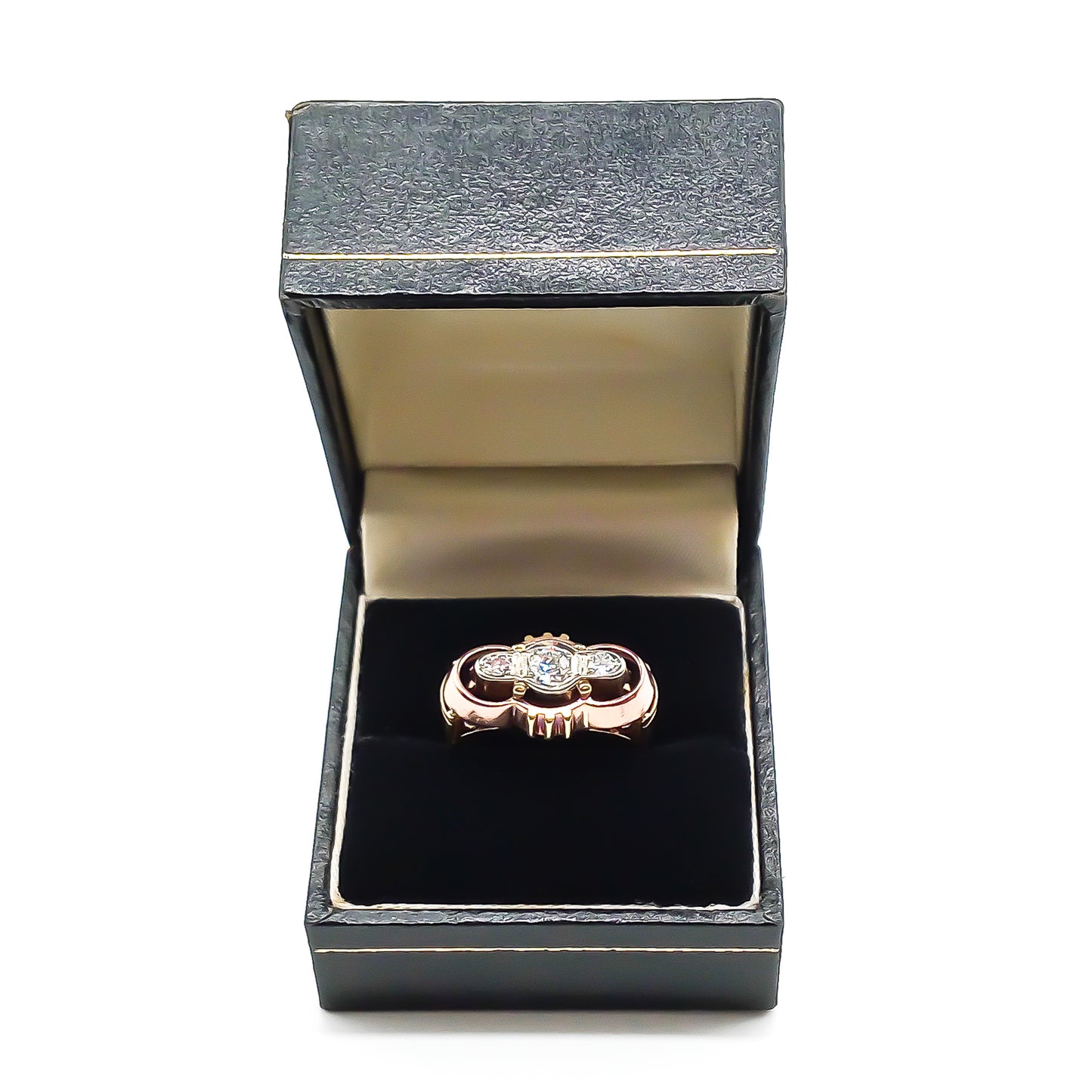 14ct Gold Art Deco Diamond Ring