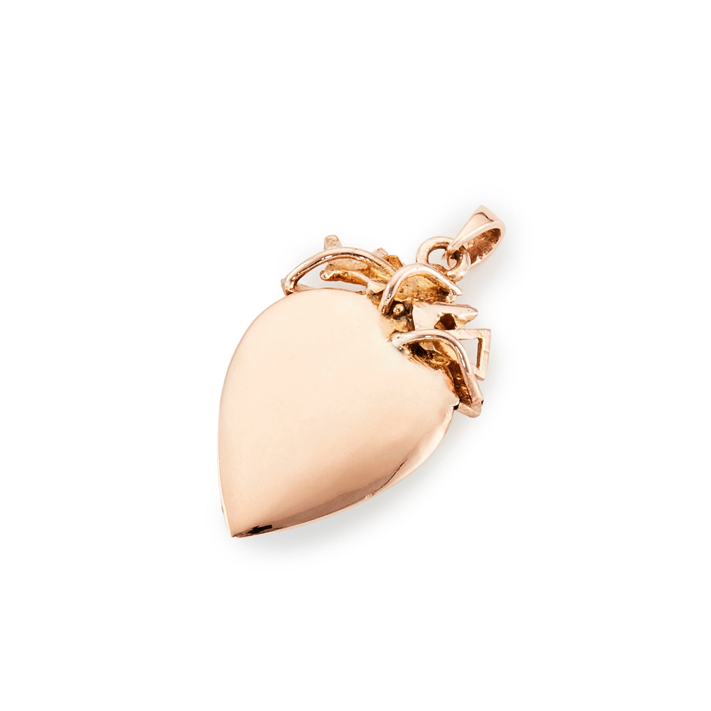 Lovely 14ct rose gold pendant set with a luminous opal.