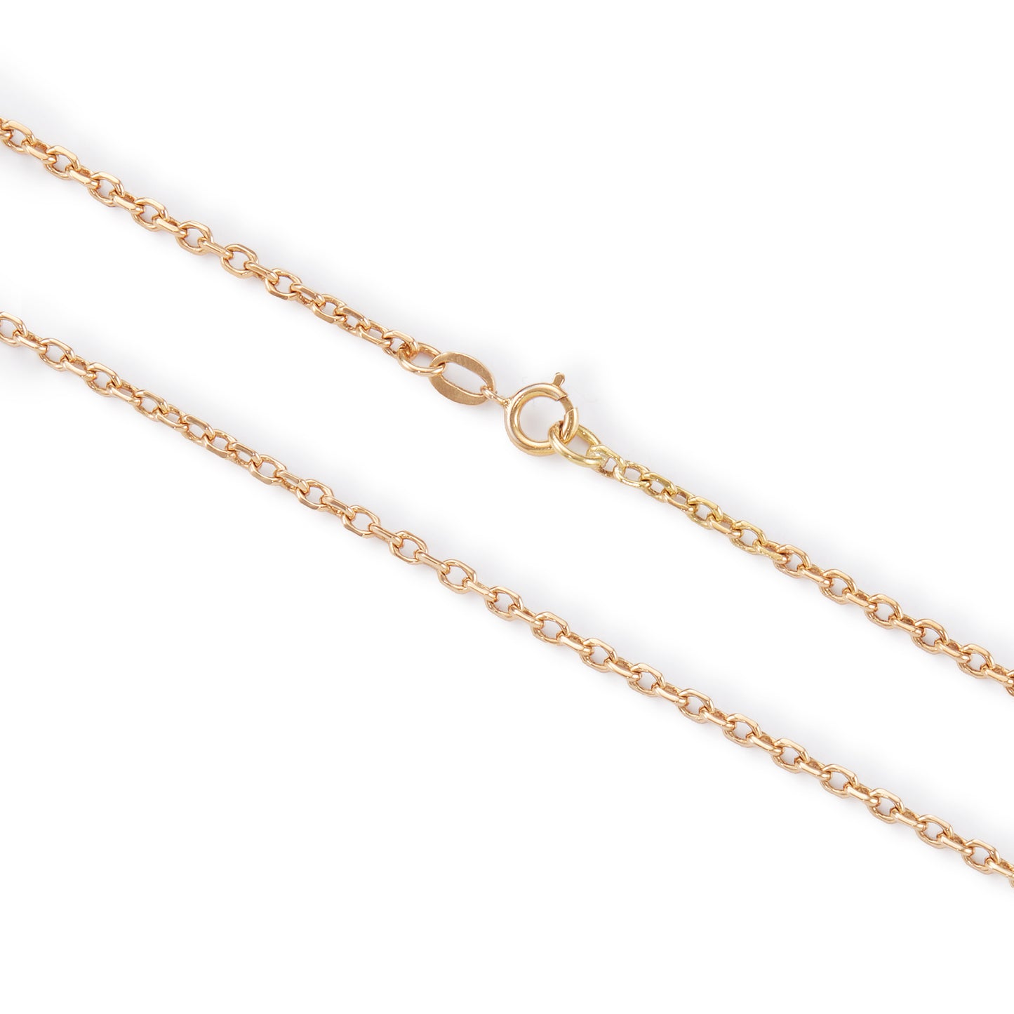 Classic 18ct gold belcher link chain.