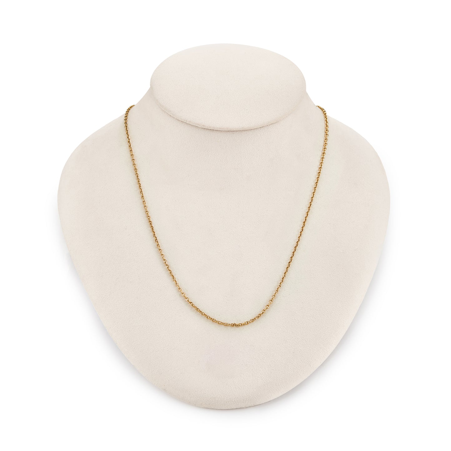 Classic 18ct gold belcher link chain.