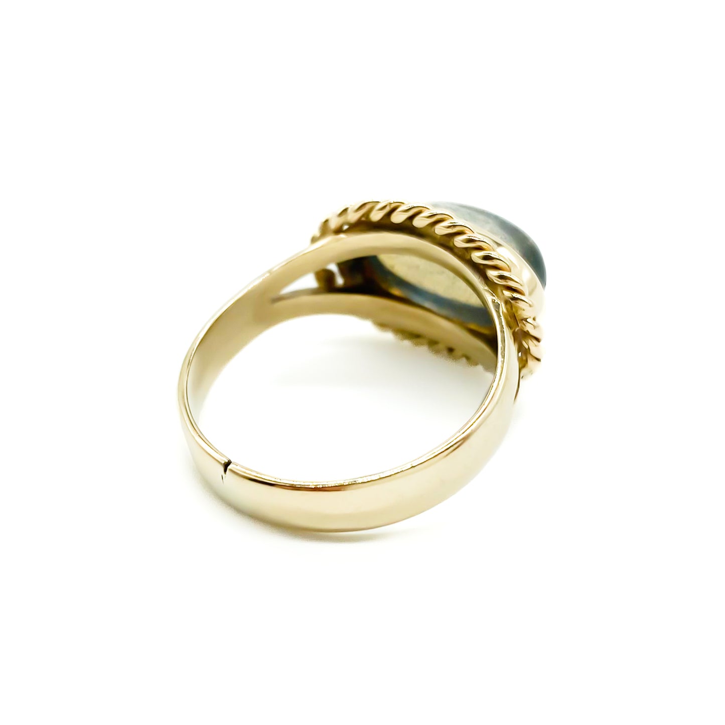 9ct Gold Labradorite Ring