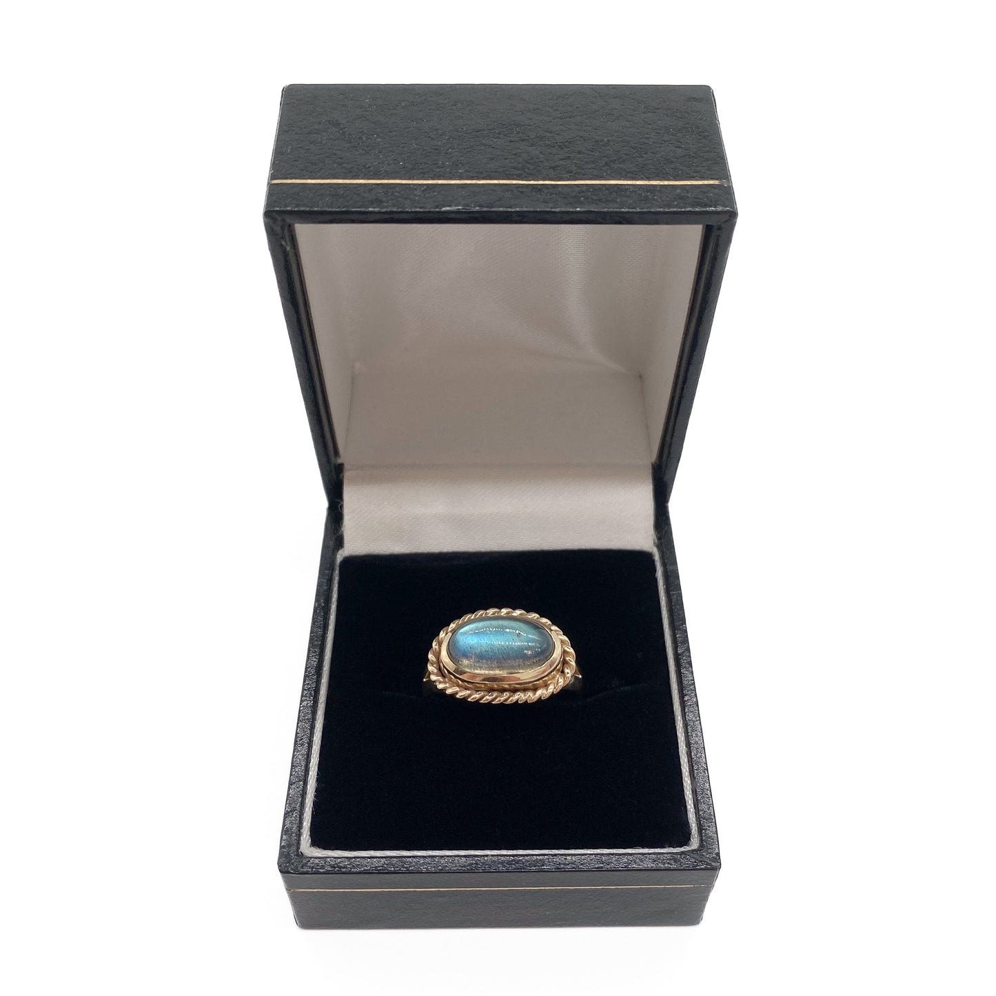 9ct Gold Labradorite Ring