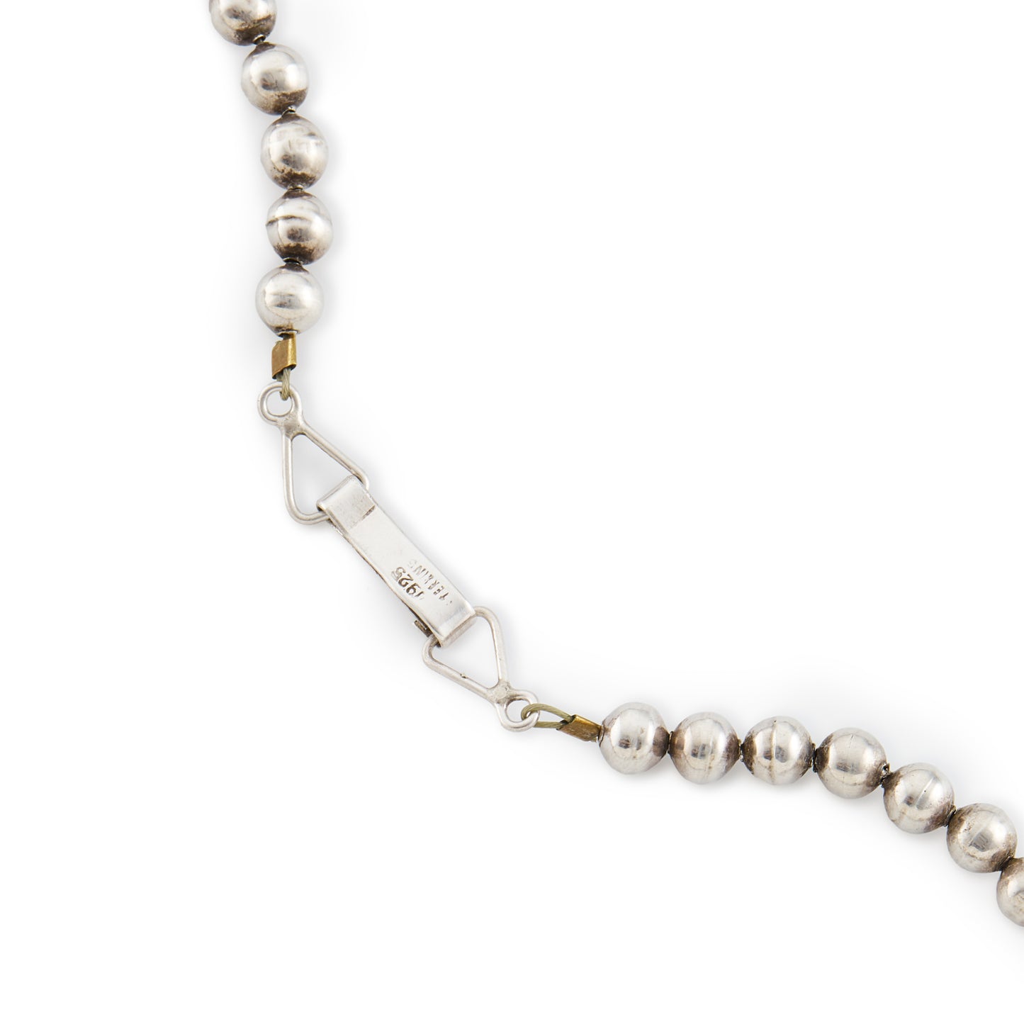 Stunning sterling silver Native American squash blossom necklace with abalone inlay in a beautiful eagle design. A real statement piece.