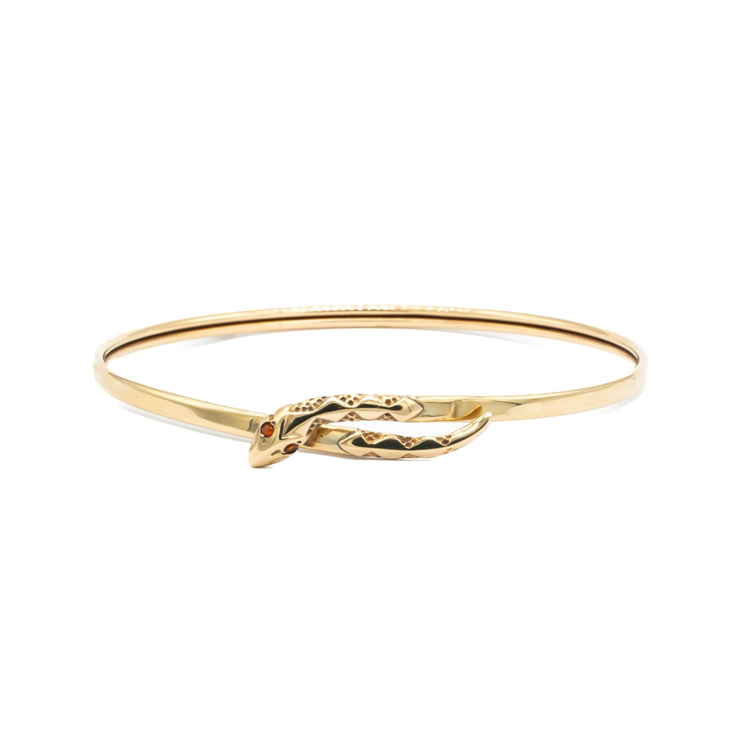 Victorian 9ct Gold Snake Bangle