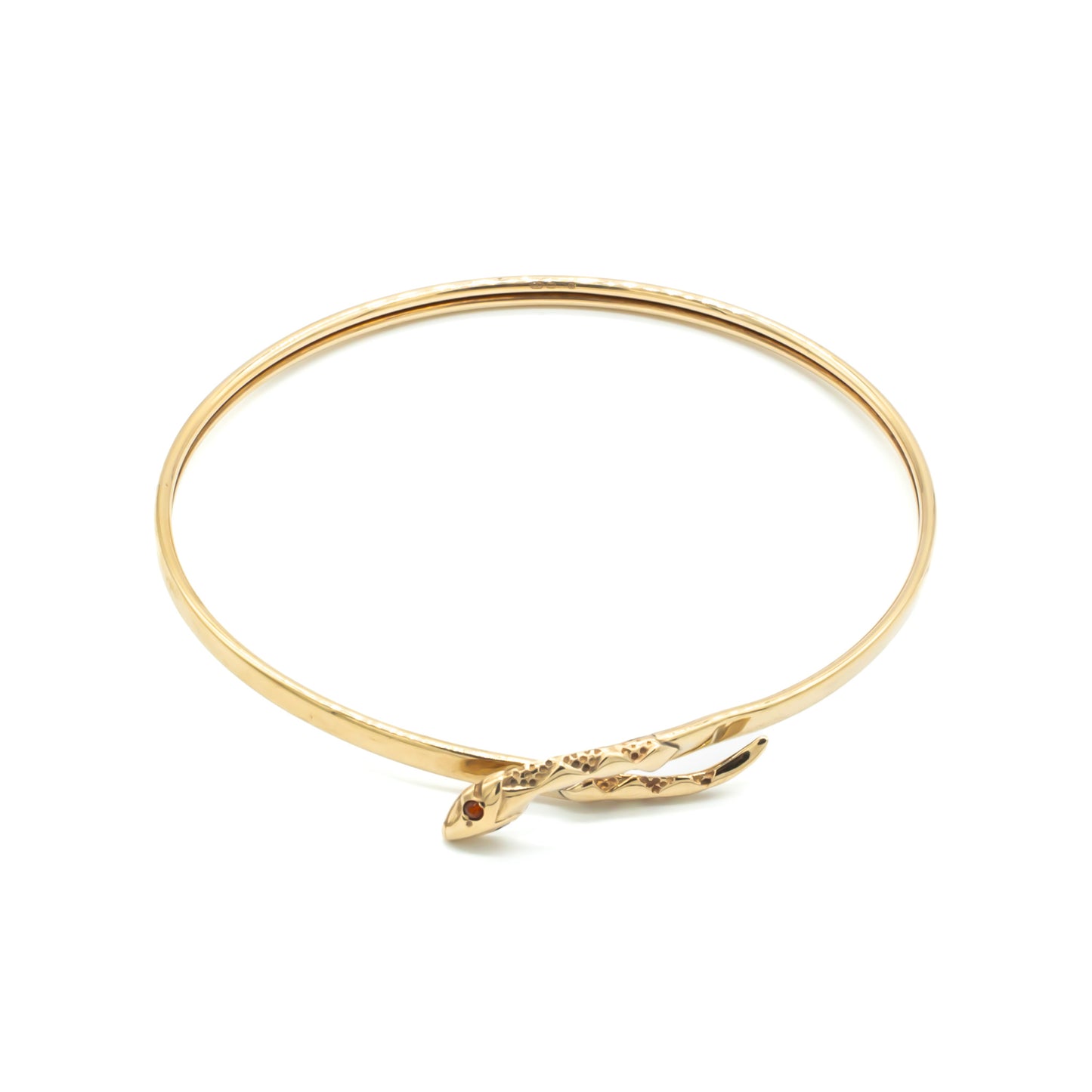Victorian 9ct Gold Snake Bangle
