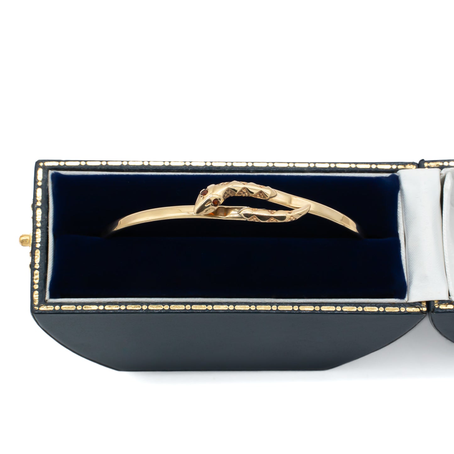 Victorian 9ct Gold Snake Bangle