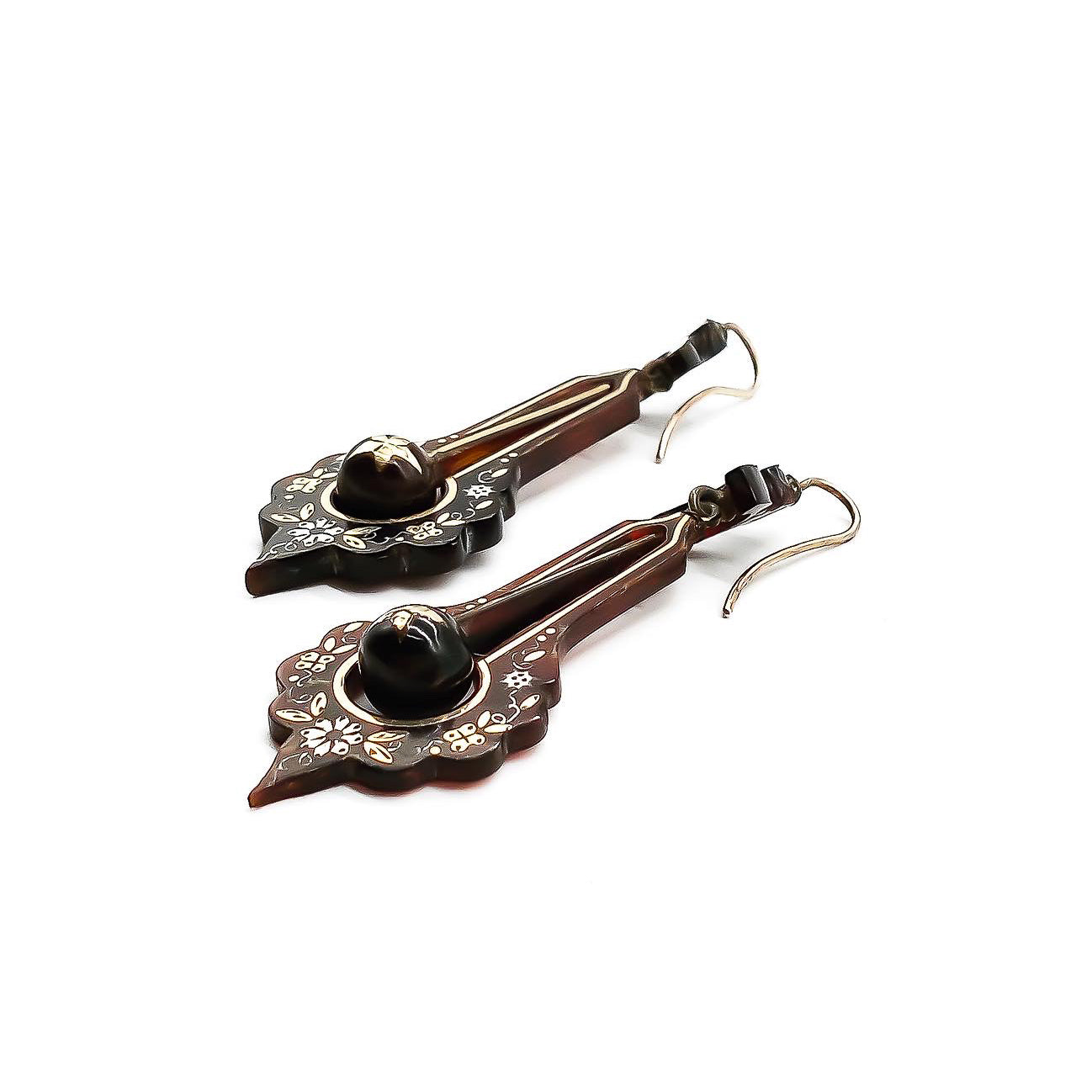 Victorian Piqué Earrings