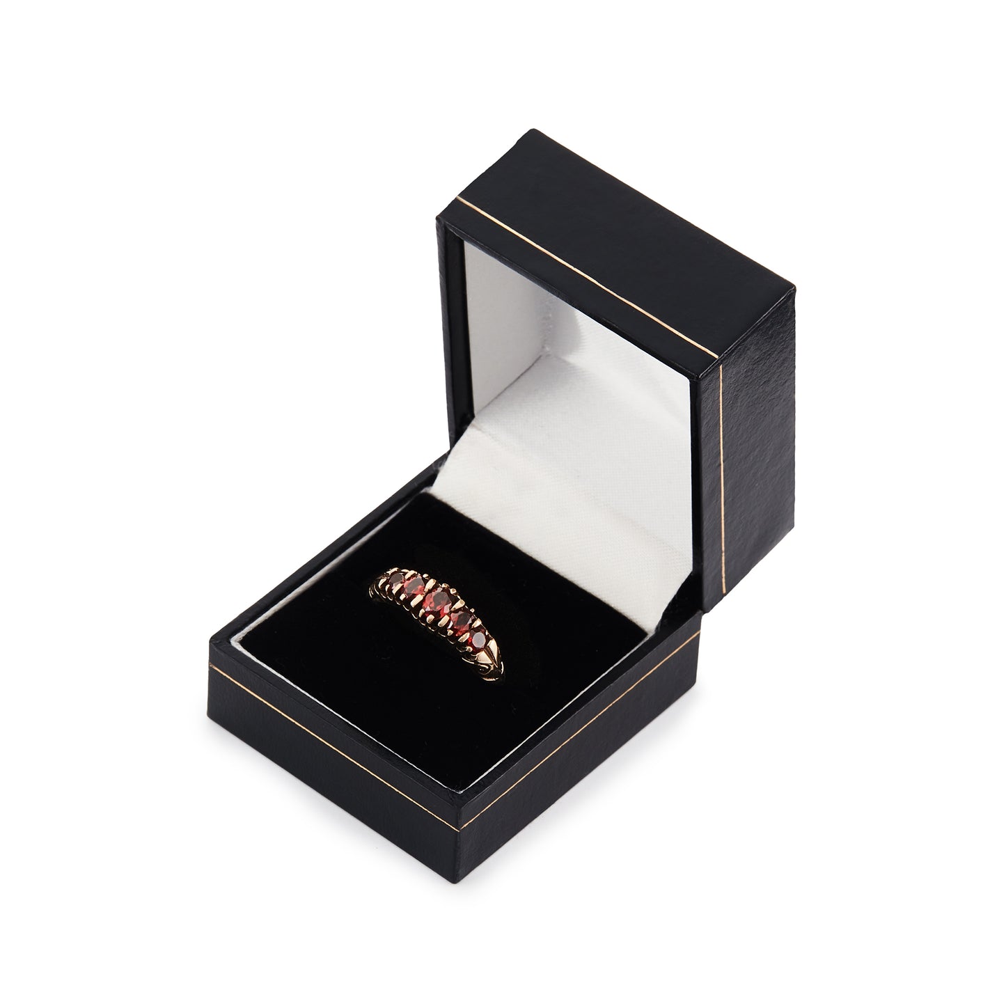 Vintage 9ct Gold Garnet Ring
