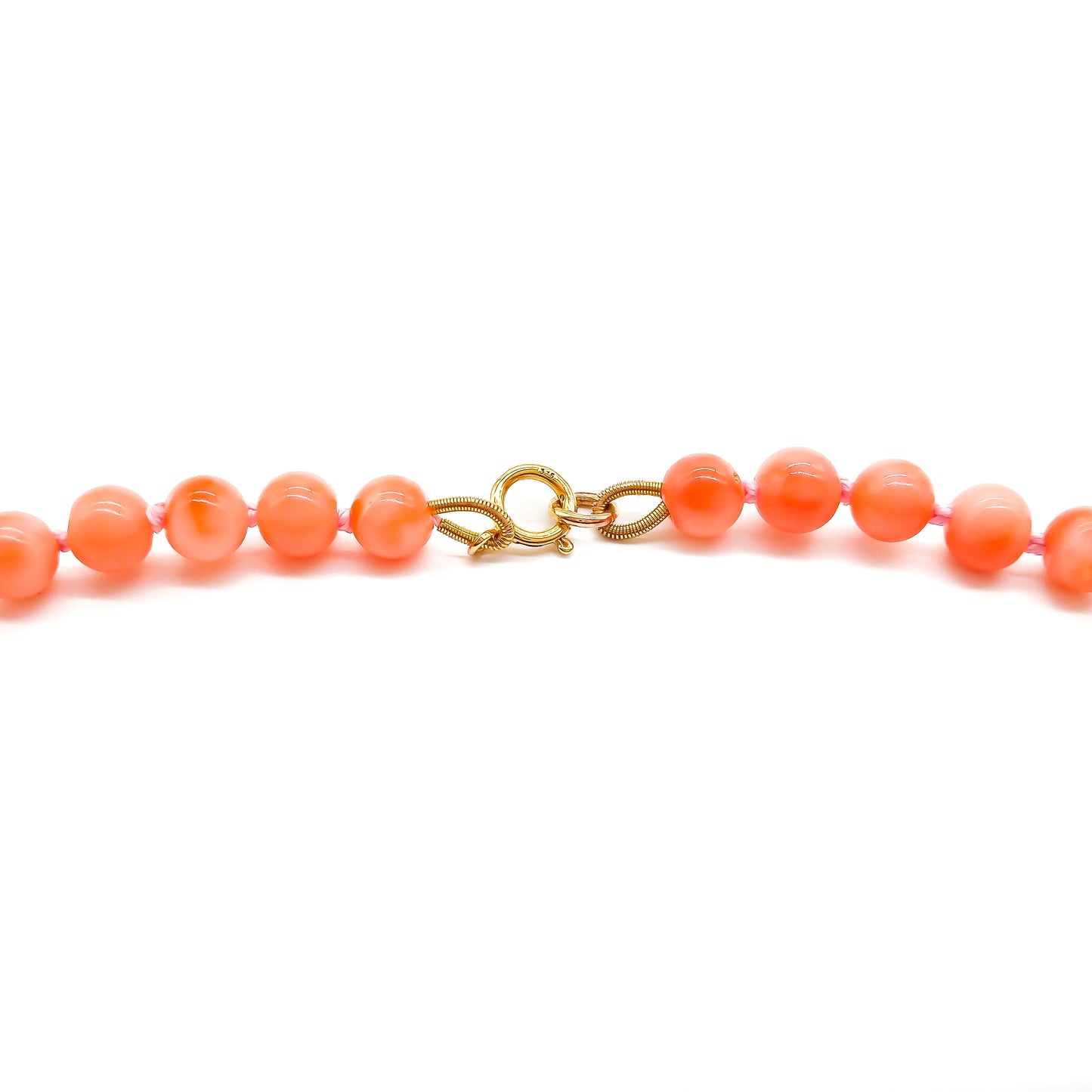 9ct Gold Coral Necklace