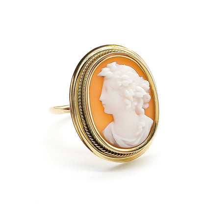 Victorian 15ct Gold Cameo Ring