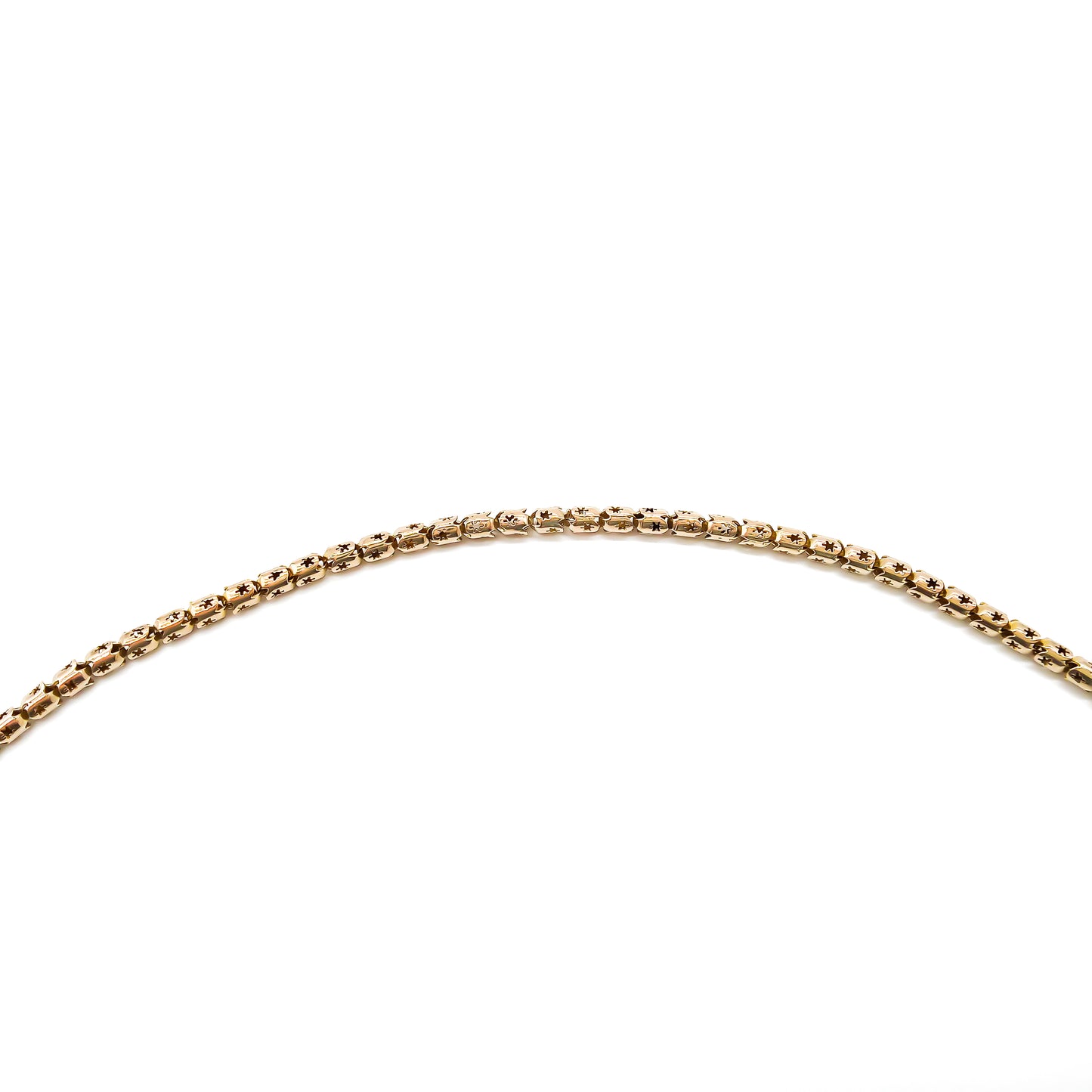 Lovely 9ct gold Victorian rope link chain with an ornate seal, t-bar, round sliders and a dog-clip.