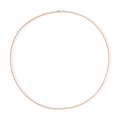 Classic 18ct gold belcher link chain.