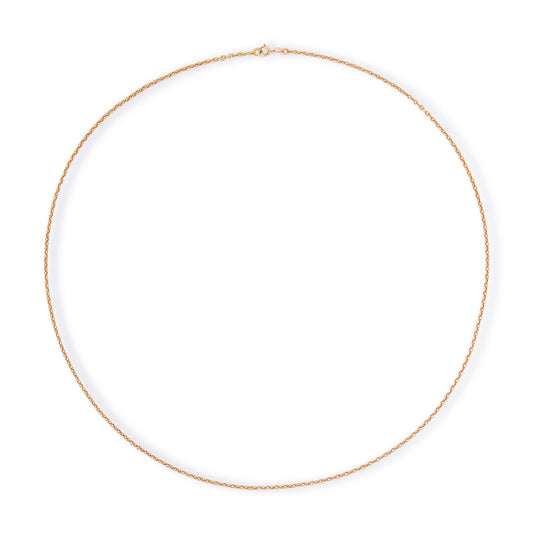 Classic 18ct gold belcher link chain.