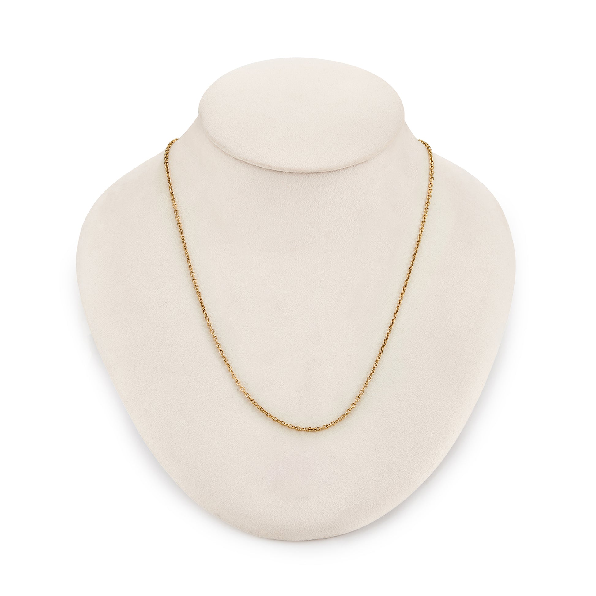Classic 18ct gold belcher link chain.