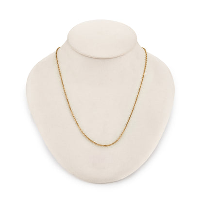 Classic 18ct gold belcher link chain.