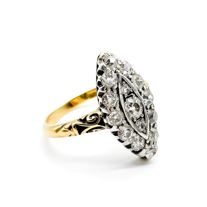 18ct Gold Edwardian Diamond Ring