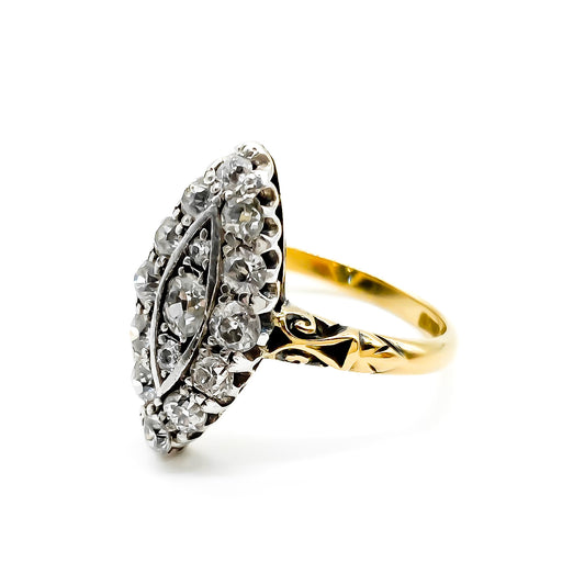 18ct Gold Edwardian Diamond Ring