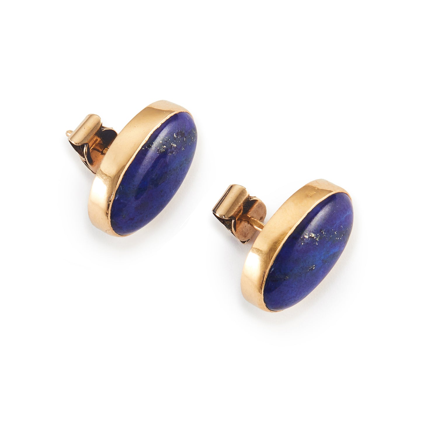18ct Gold Lapis Lazuli Earrings