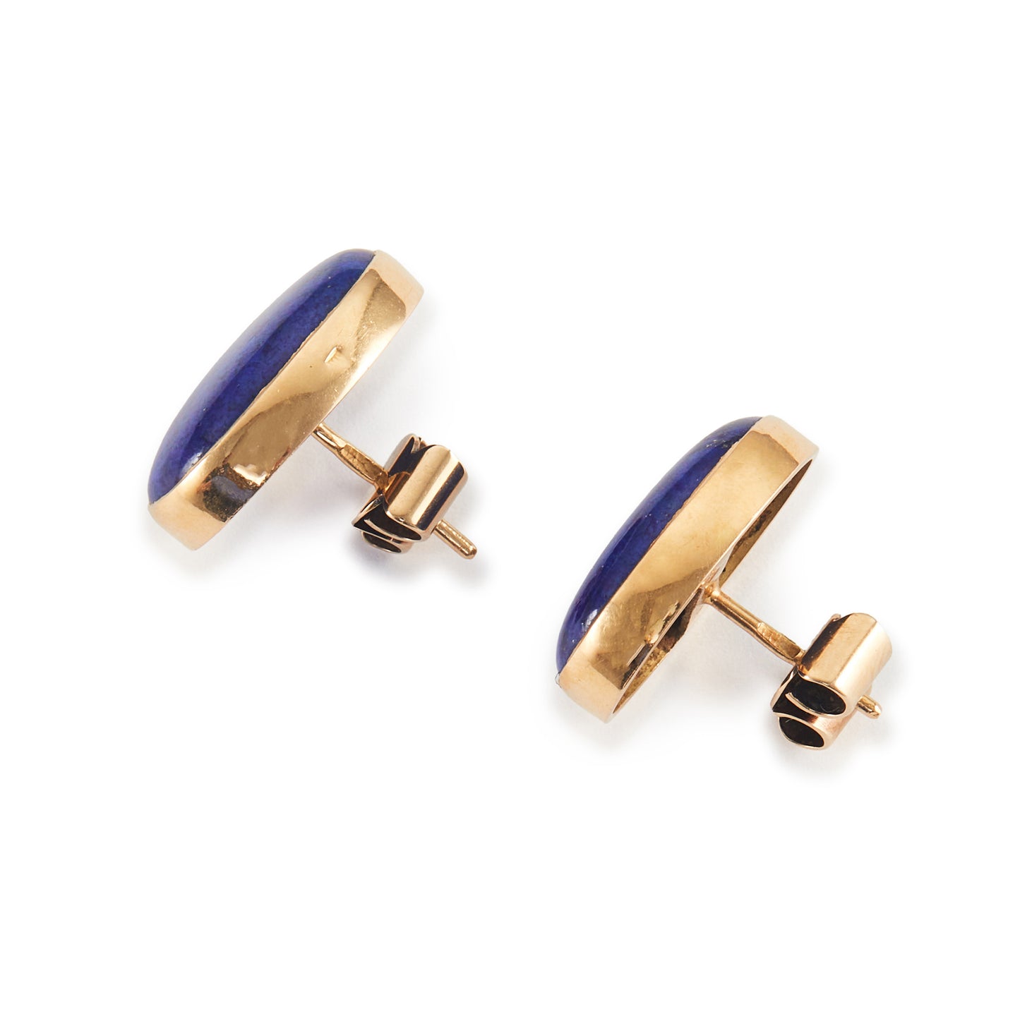 18ct Gold Lapis Lazuli Earrings