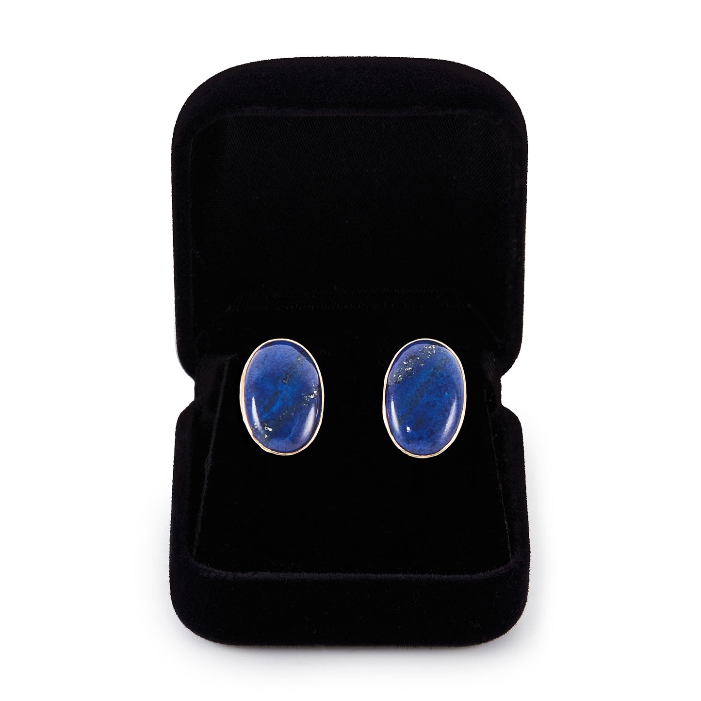 18ct Gold Lapis Lazuli Earrings