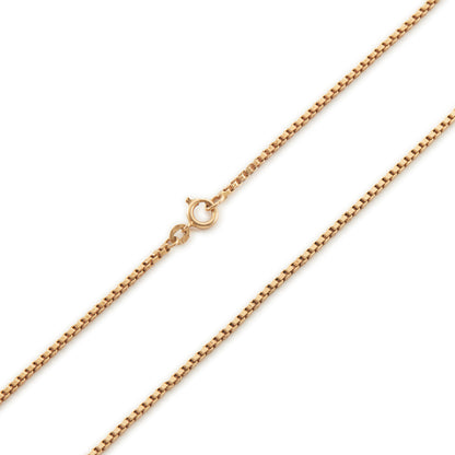 Classic 18ct gold Unoaerre box link chain.