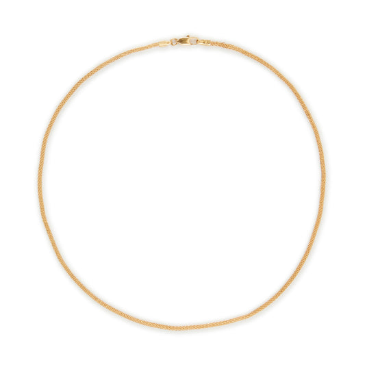 Classic 18ct yellow gold Unoaerre snake chain.