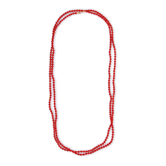 9ct Gold Coral Necklace