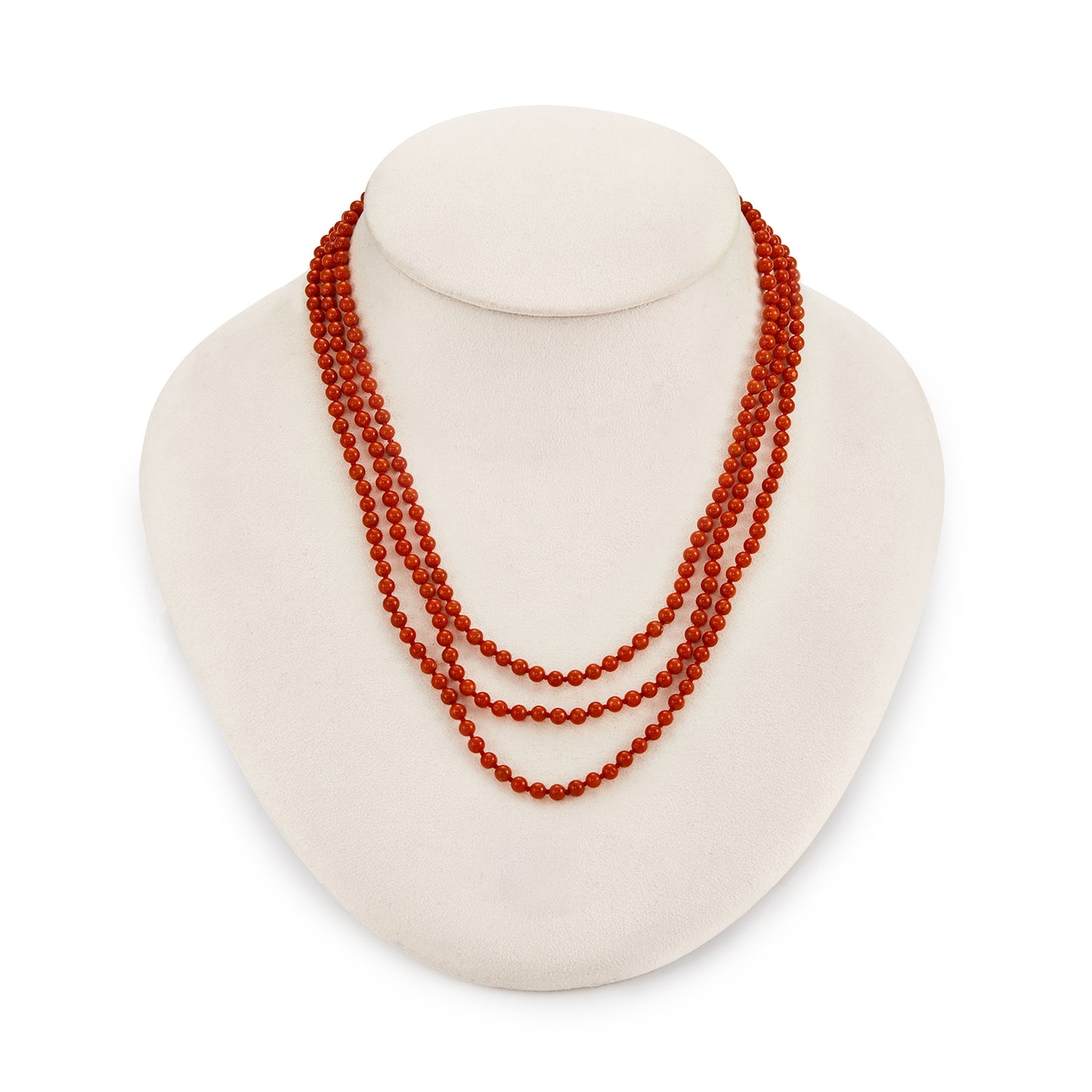 9ct Gold Coral Necklace