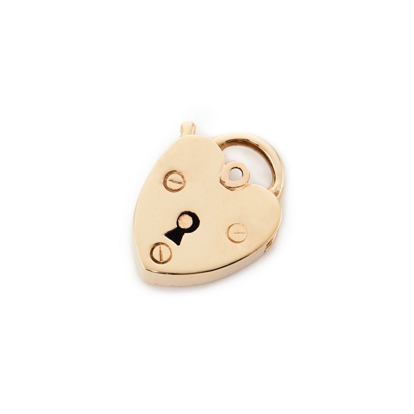 Chunky antique 9ct gold padlock. Can be used as a charm or a clasp for a bracelet or a chain. 