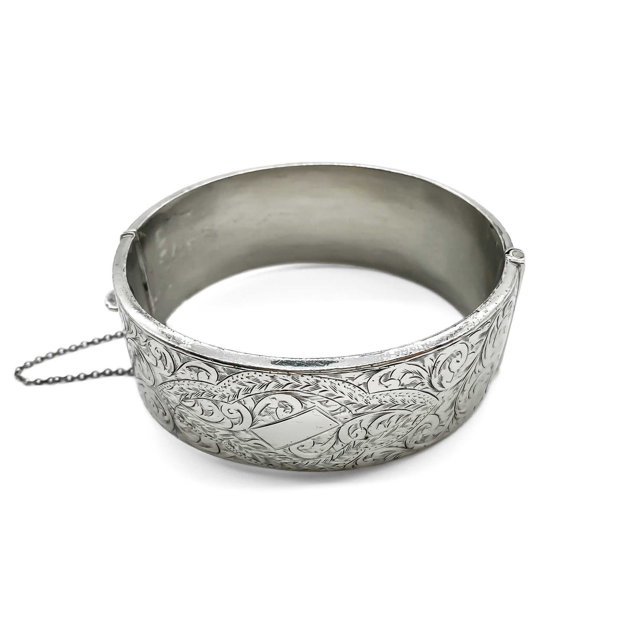 Antique silver bangle on sale bracelets