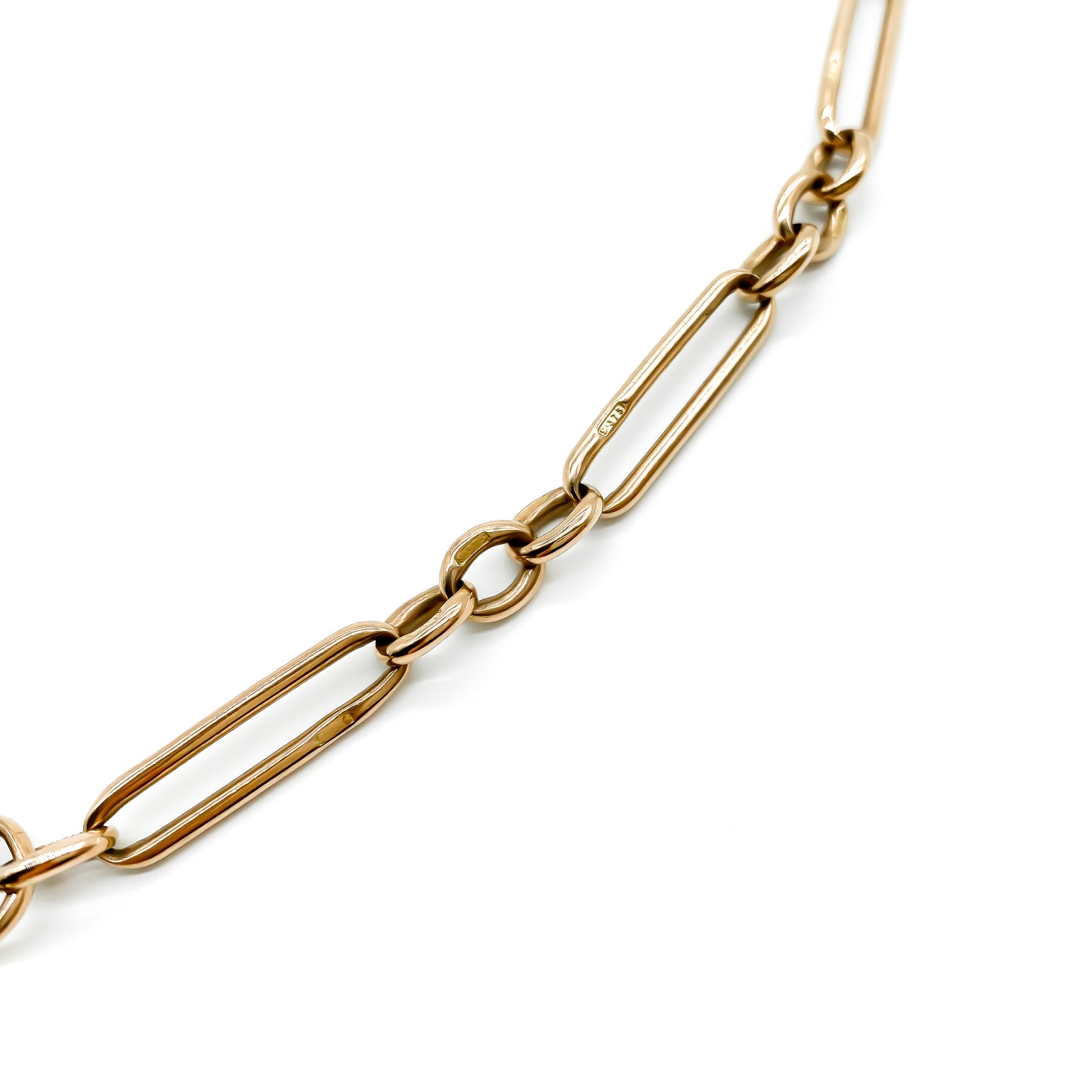 Victorian 9ct Rose Gold Fob Chain