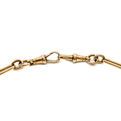 Victorian 9ct Rose Gold Fob Chain