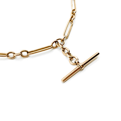 Victorian 9ct Rose Gold Fob Chain