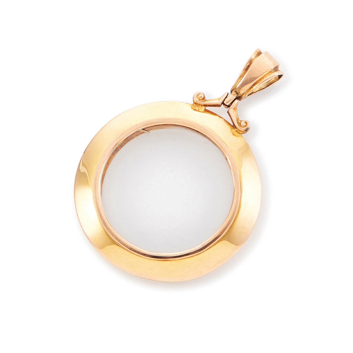 Classic Victorian double-sided rose gold picture locket. Ideal for two photographs.
Birmingham 1905