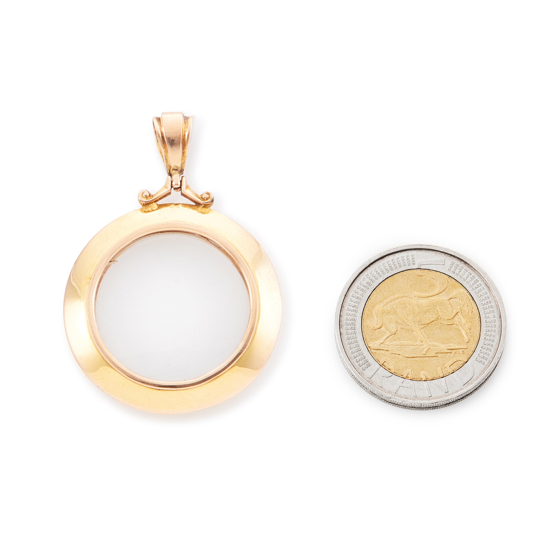 Classic Victorian double-sided rose gold picture locket. Ideal for two photographs.
Birmingham 1905