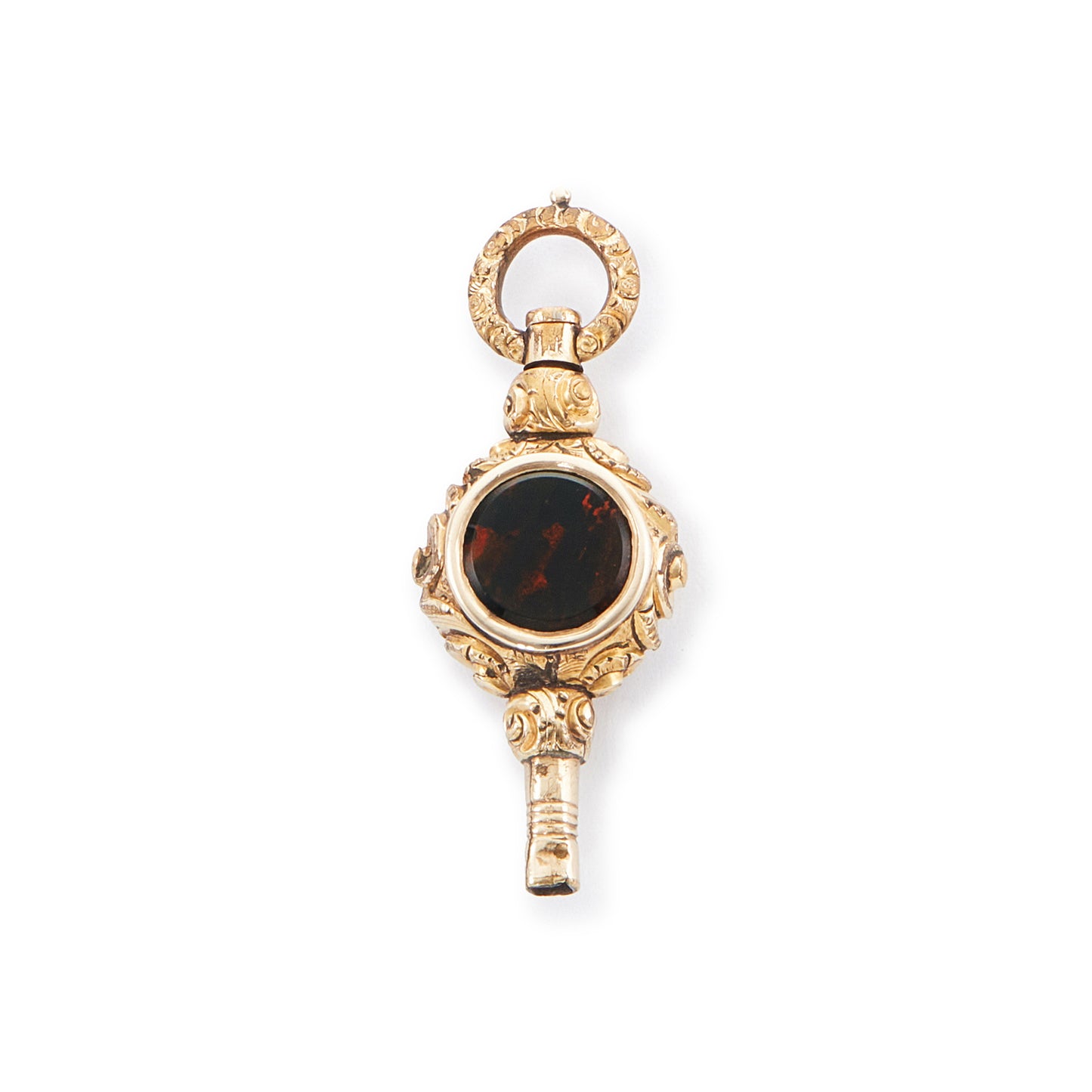 Victorian Gold-Plated Watch Key