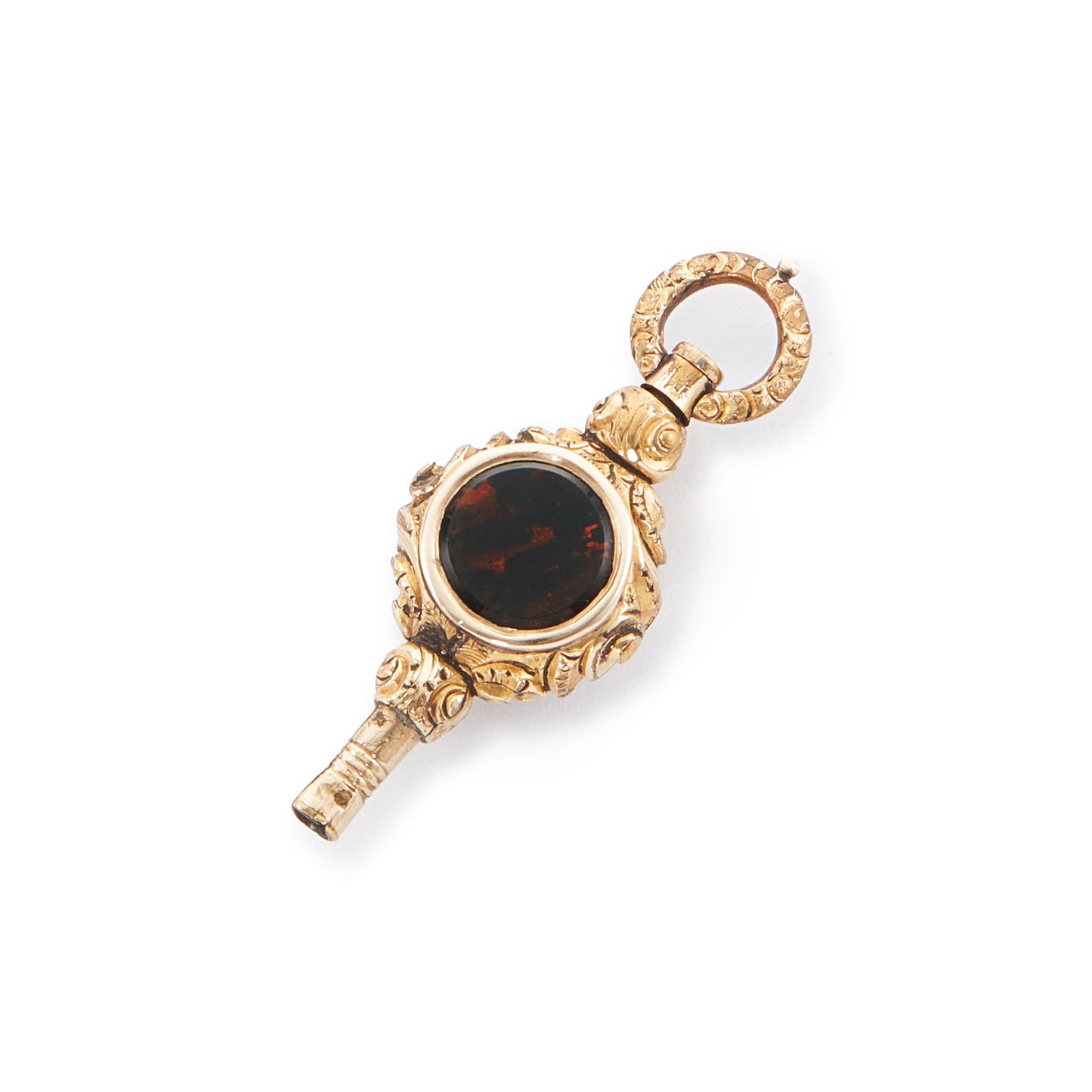Victorian Gold-Plated Watch Key