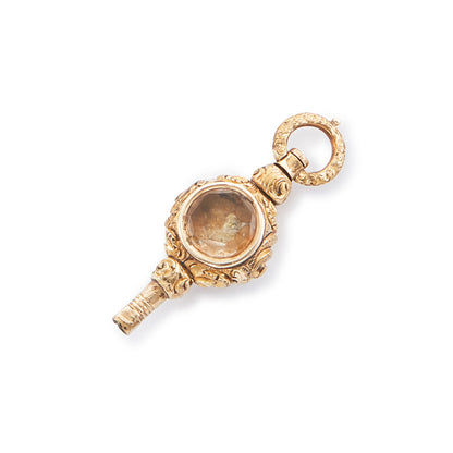 Victorian Gold-Plated Watch Key