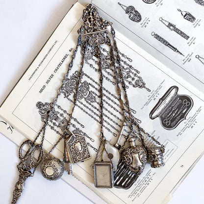 Victorian Sterling Silver Chatelaine