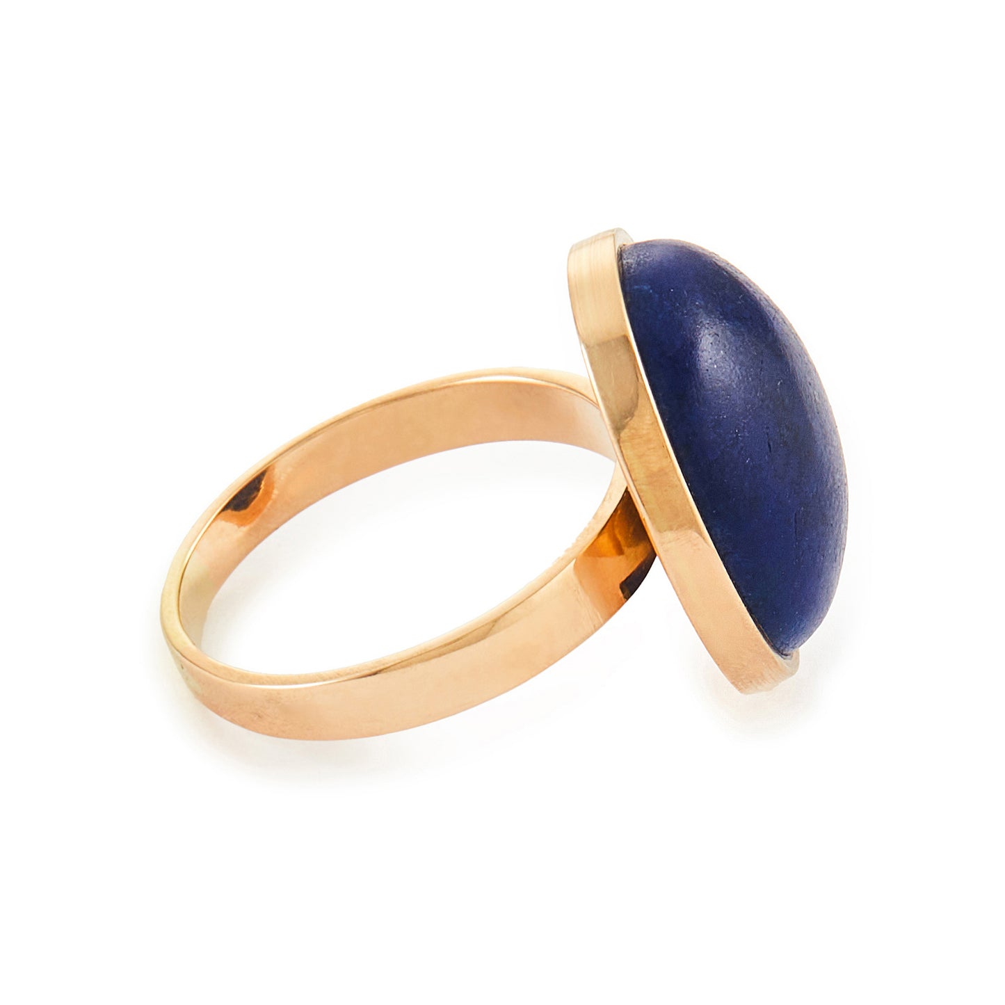 Vintage 18ct Gold Lapis Lazuli Ring