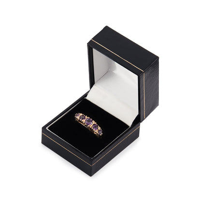 Vintage 9ct Gold Amethyst Ring