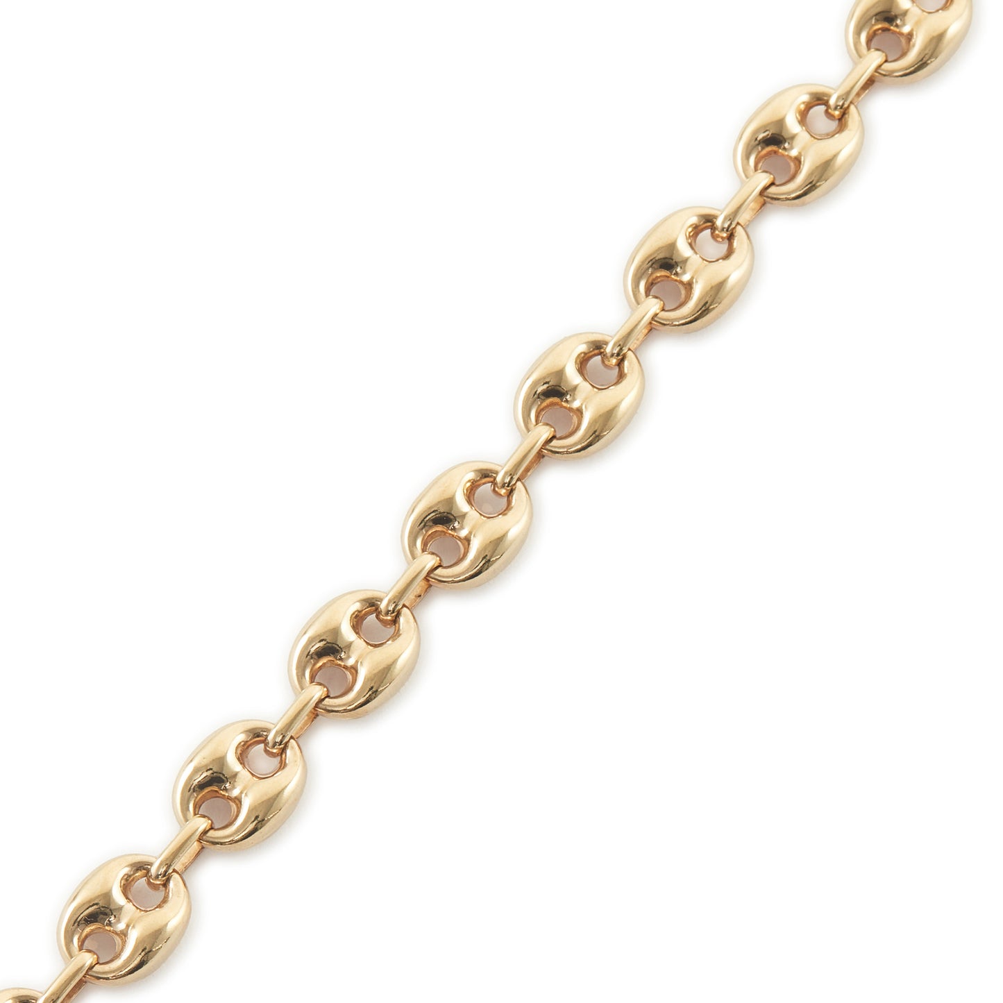 Classic 9ct yellow gold Gucci link bracelet.
Made in Italy.