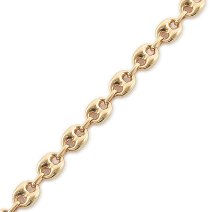 Classic 9ct yellow gold Gucci link bracelet.
Made in Italy.
