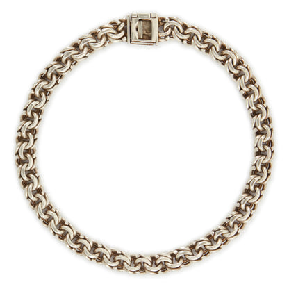 Vintage Mexican Sterling Silver Choker Necklace