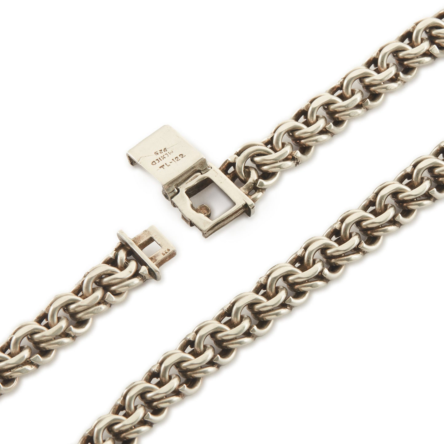 Vintage Mexican Sterling Silver Choker Necklace