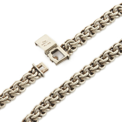 Vintage Mexican Sterling Silver Choker Necklace