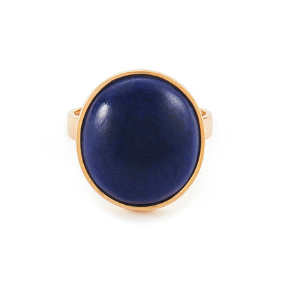 Vintage 18ct Gold Lapis Lazuli Ring