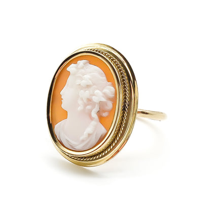 Victorian 15ct Gold Cameo Ring