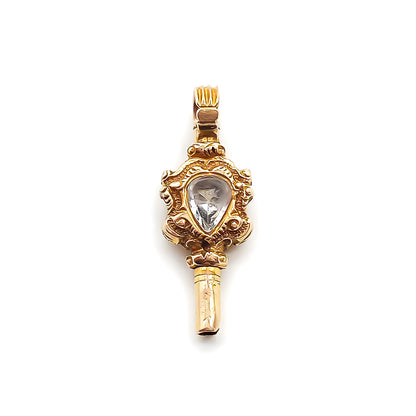 Victorian 9ct Gold Watch Key