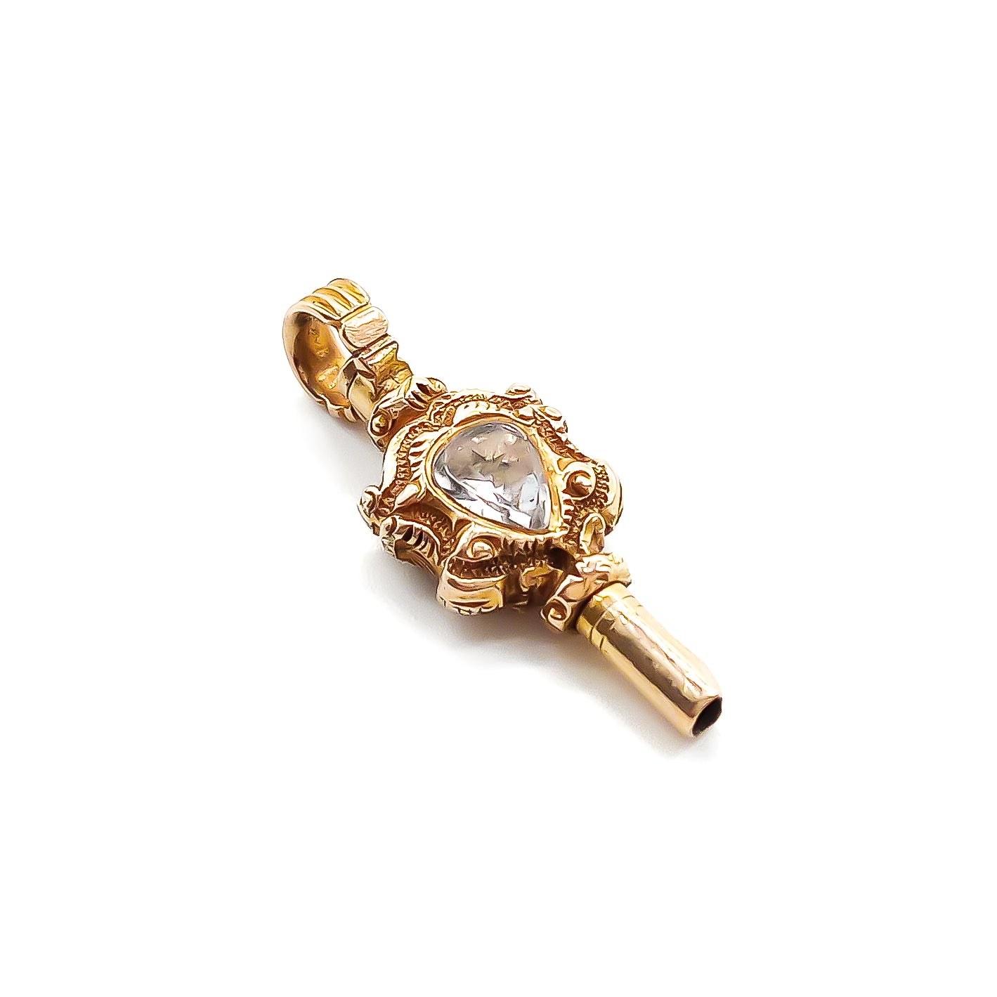 Victorian 9ct Gold Watch Key